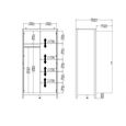 Barcelona Wardrobe - 2 Door - Jackson Hickory Oak