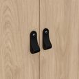 Barcelona Wardrobe - 2 Door - Jackson Hickory Oak