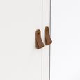 Barcelona Wardrobe - 3 Door - 2 Drawer - Combi - White