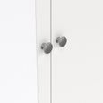 Madrid Wardrobe - 2 Door - 2 Drawer - Combi - White