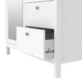 Madrid Wardrobe - 2 Door - 2 Drawer - Combi - White