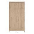 Madrid Wardrobe - 2 Door - Jackson Hickory Oak