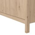 Madrid Wardrobe - 2 Door - Jackson Hickory Oak