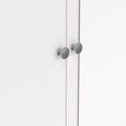 Madrid Wardrobe - 3 Door - 2 Drawer - Combi - White