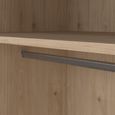Madrid Wardrobe - 3 Door - Jackson Hickory Oak