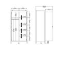 Madrid Wardrobe - 2 Door - White