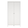 Madrid Wardrobe - 2 Door - White