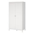 Madrid Wardrobe - 2 Door - White
