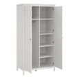 Madrid Wardrobe - 2 Door - White