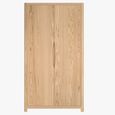Stockholm Wardrobe - 2 Door - Oak