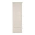 Paisley Wardrobe - 2 Door - 1 Drawer - Cream Painted