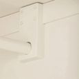 Paisley Wardrobe - 2 Door - 1 Drawer - Cream Painted
