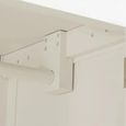 Paisley Wardrobe - 3 Door - 2 Drawer - Cream Painted