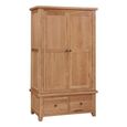 Appleby Wardrobe - 2 Door - 2 Drawer - Oak