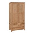 Appleby Wardrobe - 2 Door - 2 Drawer - Petite Oak