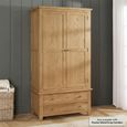 Appleby Wardrobe - 2 Door - 2 Drawer - Petite Oak