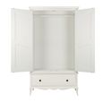 Amelie Wardrobe - 2 Door 1 Drawer - White