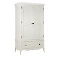 Amelie Wardrobe - 2 Door 1 Drawer - White