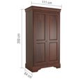 Antoinette Wardrobe - 2 Door - Cherrywood