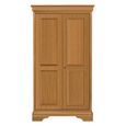 Bordeaux Wardrobe - 2 Door - Natural - Oak