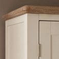Camille Double Wardrobe - 2 Door - 1 Drawer - French Style - Ivory
