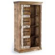 Aibonito Wardrobe - 2 Door - Hand Carved - Mango Wood