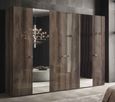 Matera Wardrobe - 4 Door - Wood Grain