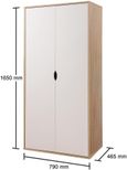 Allen 2 Door Wardrobe - Variant Available