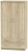 Avon Oak Effect 2 Door 2 Drawer Double Wardrobe - H 182.5cm