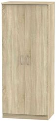 Avon Oak Effect 2 Door Plain Wardrobe