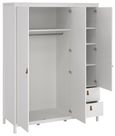 Barcelona White 3 Door Combi Wardrobe