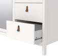 Barcelona White 3 Door Combi Wardrobe
