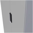 Bella Grey Ash 2 Door 2 Drawer Double Wardrobe