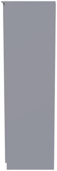 Bella Grey Ash 3 Door Triple Wardrobe - LHF 2 Drawers