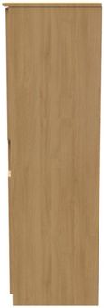 Bella Oak Effect 1 Door Single Wardrobe