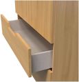 Bella Oak Effect 2 Door 2 Drawer Double Wardrobe