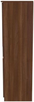 Bella Walnut Effect 1 Door Single Wardrobe