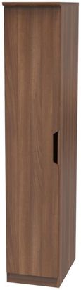 Bella Walnut Effect 1 Door Single Wardrobe