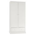 Ashby White Wardrobe - 2 Door