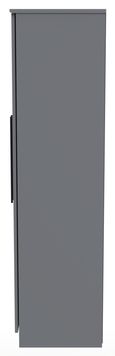 Beverley Grey 6 Door Tall Mirror Combi Wardrobe