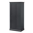 Bordeaux Wardrobe - 2 Door - Charcoal