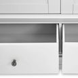 Bordeaux Wardrobe - 2 Door - 3 Drawer - White