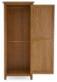Burford Single Wardrobe - 1 Door - Oak