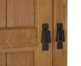 Burford Combi Wardrobe - 3 Door - with Mirror - Oak