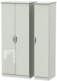 Camden Cashmere 3 Door Triple Wardrobe