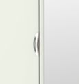 Camden Gloss Cashmere and Oak Effect 2 Door Tall Wardrobe - 1 Mirror
