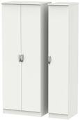 Camden Grey 3 Door Tall Triple Wardrobe
