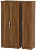 Camden Walnut Effect 3 Door Triple Wardrobe