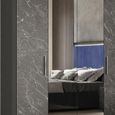 Carvelle Night Dark Grey Wardrobe