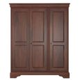 Clearance - Willis and Gambier Antoinette Cherrywood 3 Door Triple Wardrobe - FSS16387